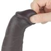 8'' Dual Layered Silicone Rotator Brown