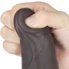 9'' Dual Layered Silicone Rotator Brown