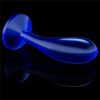 Flawless Clear Prostate Plug 6.0'' Blue