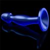 Flawless Clear Prostate Plug 6.5'' Blue