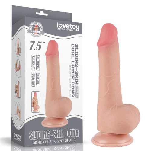 7.5'' Sliding Skin Dual Layer Dong Flesh II