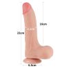 8.5'' Sliding Skin Dual Layer Dong Flesh II