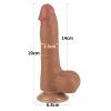 8'' Sliding Skin Dual Layer Dong Brown I