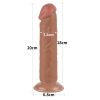 8'' Sliding Skin Dual Layer Dong Brown II