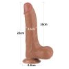 8.5'' Sliding Skin Dual Layer Dong Brown II