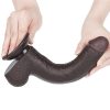 9'' Sliding Skin Dual Layer Dong Black