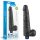 10.5" REAL SOFTEE Rechargeable Vibrating Dildo(Black)