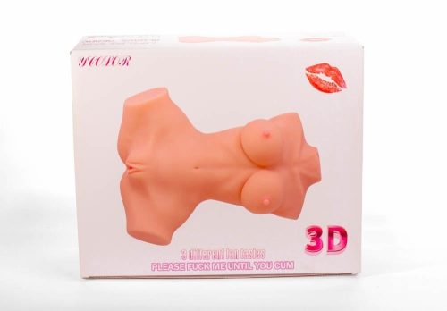 Double Hole 3D Masturbator III