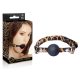 LEOPARD FRENZY SILICONE GAG BALL