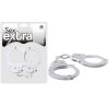 SEX EXTRA - METAL CUFFS WHITE