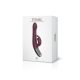 TITANZ 8.5" SILICONE RECHARGEABLE VIBRATOR IN RUBINE RED