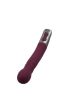 TITANZ 8" SILICONE RECHARGEABLE VIBRATOR IN RUBINE RED