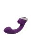 TITANZ 8" SILICONE RECHARGEABLE VIBRATOR IN PURPLE