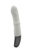 TITANZ 7" SILICONE RECHARGEABLE VIBRATOR IN IVORY WHITE