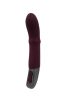 TITANZ 7" SILICONE RECHARGEABLE VIBRATOR IN RUBINE RED