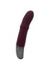 TITANZ 7" SILICONE RECHARGEABLE VIBRATOR IN RUBINE RED