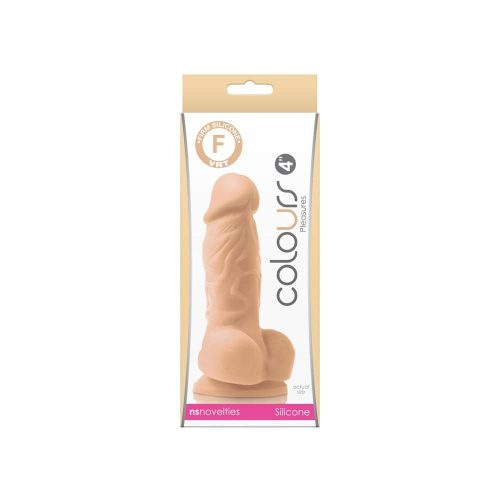 Colours Pleasures 4 inch Dildo White