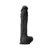 Colours - Pleasures - 10" Dildo - Black