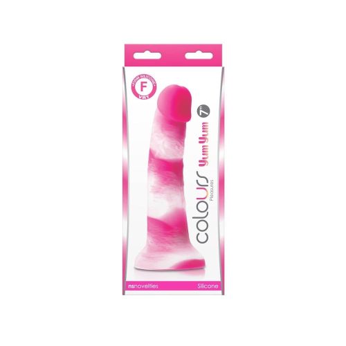 Colours - Pleasures - Yum Yum  7" Dildo - Pink