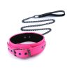 Electra - Collar & Leash - Pink