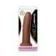 Colours - Dual Density - 7" Girth Dildo - Brown