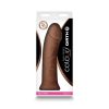 Colours - Dual Density - 7" Girth Dildo - Brown