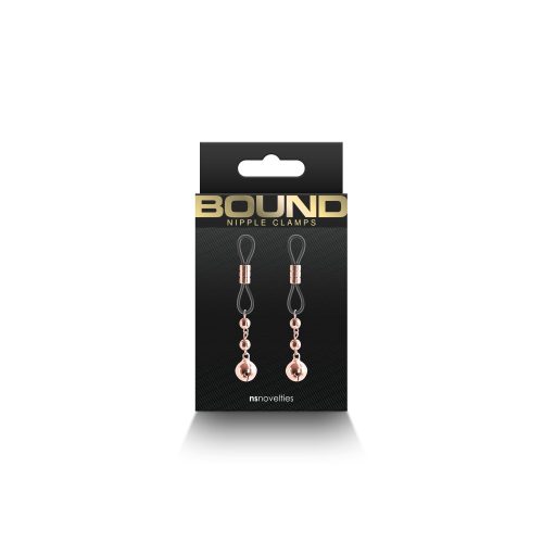 Bound - Nipple Clamps - D1 - Rose Gold