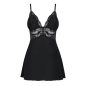 810-BAB-1 babydoll & thong black S/M
