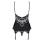 810-COR-1 corset & thong black S/M