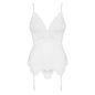 810-COR-2 corset & thong white S/M