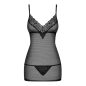 852-CHE-1 chemise & thong S/M