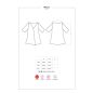 Alluria peignoir & thong S/M