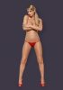 Luiza thong red L/XL
