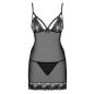 Wonderia chemise & thong black S/M