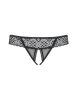 Shibu crotchless thong black  S/M