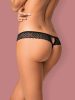 Shibu crotchless thong black L/XL