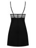 Sharlotte chemise & thong black L/XL