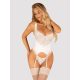 Amor Blanco underwire corset & thong white L/XL