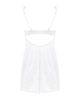 Amor Blanco underwire chemise & thong white   S/M