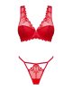 Lonesia 2-pcs set red L/XL