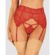 Lonesia garter belt red  S/M