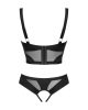 Chic Amoria 2-pcs crotchless set   XS/S