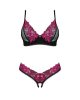 Rosenty 2-pcs crotchless set  M/L