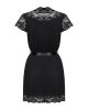 810-PEI-1 peignoir black   S/M