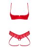 Ingridia 2-pcs crotchless set   XS/S