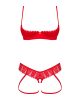 Ingridia 2-pcs crotchless set   XS/S