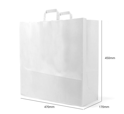 Paper Bag (White) - 450x470x170 mm