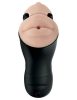 Double Penetration Vibrating Stroker  Light/Black