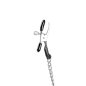 Alligator Nipple Clamps Silver