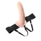 8" Hollow Strap-On Light/Black